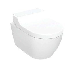 GEBERIT - AquaClean Elektronický bidet Tuma Comfort s keramikou, závěsný, TurboFlush, SoftClosing, KeraTect, bílá (146.290.11.1)