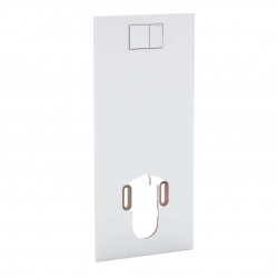 GEBERIT - AquaClean Krycí deska se zabudovaným ovládáním pro kompletní WC, alpská bílá (115.329.11.1)