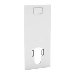 GEBERIT - AquaClean Krycí deska se zabudovaným ovládáním pro kompletní WC, sklo/bílá (115.328.SI.1)