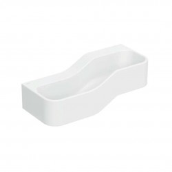 GEBERIT - Bambini Dvojumyvadlo pro děti, 90x39 cm, levé, bez přepadu, bez otvoru pro baterii, alpská bílá (502.973.00.2)