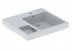 GEBERIT - Bambini Umyvadlo dětské 60x55 cm, s přepadem, s otvorem pro baterii, bílá (162700000)