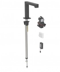 GEBERIT - Brenta Elektronická umyvadlová baterie, bateriové napájení, easy to clean, matná černá (116.194.14.1)