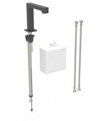 GEBERIT - Brenta Elektronická umyvadlová baterie napájení z generátoru, easy to clean, matná černá (116.176.14.1)