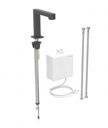 GEBERIT - Brenta Elektronická umyvadlová baterie, síťové napájení, easy to clean, matná černá (116.172.14.1)