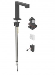 GEBERIT - Brenta Elektronická umyvadlová baterie, síťové napájení, easy to clean, matná černá (116.192.14.1)