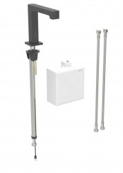 GEBERIT - Brenta Elektronický umyvadlový ventil, bateriové napájení, easy to clean, matná černá (116.174.14.1)