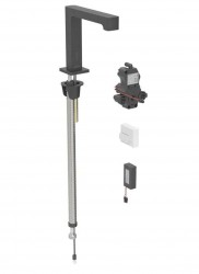 GEBERIT - Brenta Elektronický umyvadlový ventil, bateriové napájení, easy to clean, matná černá (116.193.14.1)