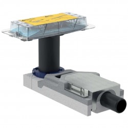 GEBERIT - CleanLine Souprava pro hrubou montáž sprchového kanálku, pro podlahy 65-90 mm, odpad 40 mm (154.152.00.1)