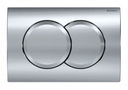 GEBERIT - Delta01 Ovládání splachování, lesklý chrom (115.107.21.1)