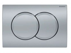 GEBERIT - Delta01 Ovládání splachování, matný chrom (115.107.46.1)