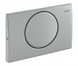 GEBERIT - Delta10 Ovládací tlačítko splachování, nerezová ocel (115.108.00.1)