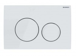 GEBERIT - Delta20 Ovládání splachování, alpská bílá (115.127.11.1)