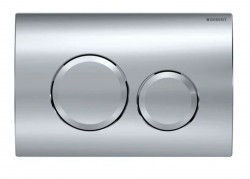 GEBERIT - Delta20 Ovládání splachování, lesklý chrom (115.127.21.1)