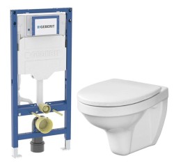 GEBERIT Duofix bez tlačidla + WC CERSANIT DELFI + SEDADLO (111.300.00.6 DE1)