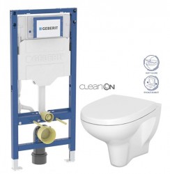GEBERIT Duofix bez tlačítka + WC CERSANIT ARTECO CLEANON + SEDÁTKO (111.300.00.6 AT1)