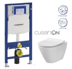 GEBERIT Duofix bez tlačítka + WC CERSANIT CLEANON CITY (111.300.00.5 CI1)