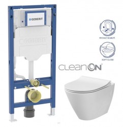 GEBERIT Duofix bez tlačítka + WC CERSANIT CLEANON CITY (111.300.00.6 CI1)
