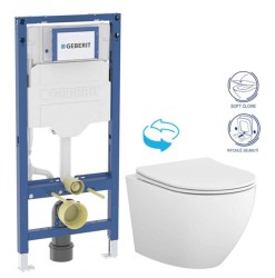 GEBERIT Duofix bez tlačítka + WC CERSANIT DESSE VORTEX /VÍROVÉ SPLACH/  + SEDÁTKO (111.300.00.6 ES1)