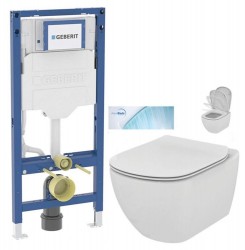GEBERIT Duofix bez tlačítka + WC Ideal Standard Tesi se sedátkem SoftClose, AquaBlade  (111.300.00.6 TE1)