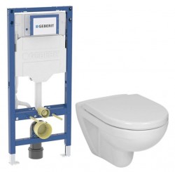 GEBERIT Duofix bez tlačítka + WC JIKA LYRA PLUS + SEDÁTKO DURAPLAST (111.300.00.6 LY6)