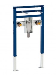 GEBERIT - Duofix Montážní prvek pro umyvadlo, 82-98 cm, pro stojánkové armatury, zápachová uzávěrka na omítku (111.489.00.1)
