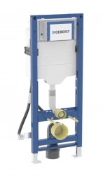 GEBERIT - Duofix Montážní prvek pro závěsné WC, 112 cm, se splachovací nádržkou Sigma 12 cm, bezbariérový (111.350.00.6)
