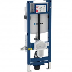 GEBERIT - Duofix Montážní prvek pro závěsné WC, 112 cm, se splachovací nádržkou Sigma 12 cm, bezbariérový (111.396.00.5)