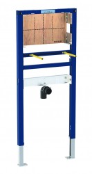 GEBERIT - Duofix Předstěnová instalace pro umyvadlo, pro nástěnné armatury pod omítku,  výška 112–130 cm (111.493.00.1)