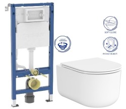 GEBERIT DuofixBasic bez tlačítka + WC CERSANIT INTRO PRO OVAL /VÍROVÉ SPLACH/+ SEDÁTKO (458.103.00.2 X IR1)