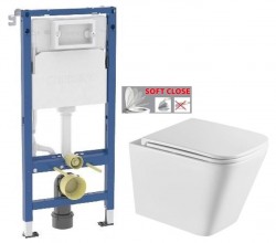 GEBERIT DuofixBasic bez tlačítka + WC INVENA FLORINA WITH SOFT, včetně soft/close sedátka (458.103.00.2 X FL1)