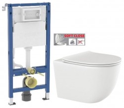 GEBERIT DuofixBasic bez tlačítka + WC INVENA TINOS  + SEDÁTKO (458.103.00.2 X NO1)