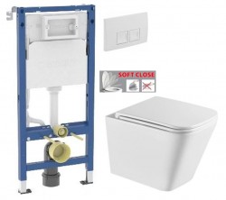 GEBERIT DuofixBasic s bílým tlačítkem DELTA50 + WC INVENA FLORINA WITH SOFT, včetně soft/close sedátka (458.103.00.2 50BI FL1)