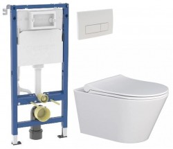 GEBERIT DuofixBasic s bílým tlačítkem DELTA51 + WC MYJOYS MY1 + SEDÁTKO (458.103.00.2 51BI MY1)