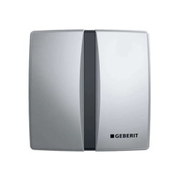 GEBERIT - Elektronické ovládání splachování pisoáru, síťové napájení, matný chrom (115.802.46.5)