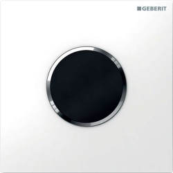 GEBERIT - Elektronické ovládání splachování pisoárů typ 10, bateriové napájení, bílá/chrom (116.035.KJ.1)