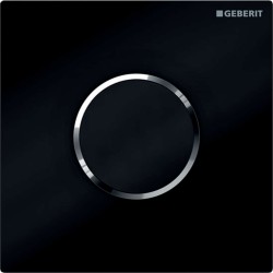 GEBERIT - Elektronické ovládání splachování pisoárů typ 10, bateriové napájení, černá/chrom (116.035.KM.1)
