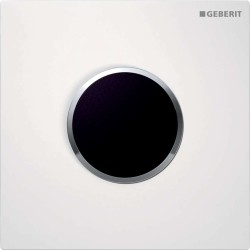 GEBERIT - Elektronické ovládání splachování pisoárů typ 10, síťové napájení, bílá/chrom (116.025.KJ.1)