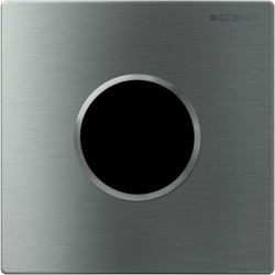 GEBERIT - Elektronické ovládání splachování pisoárů typ 10, síťové napájení, kartáčovaná nerez ocel (116.025.SN.1)