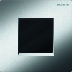GEBERIT - Elektronické ovládání splachování pisoárů Typ 30, bateriové napájení, kartáčovaný chrom (116.037.KX.1)