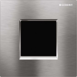 GEBERIT - Elektronické ovládání splachování pisoárů Typ 30, síťové napájení, kartáčovaný chrom (116.027.KX.1)