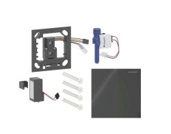 GEBERIT - Elektronické ovládání splachování pisoárů typ 40, bateriové napájení, Bluetooth, sklo/černá (116.237.SJ.1)