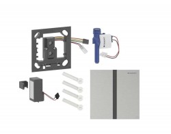 GEBERIT - Elektronické ovládání splachování pisoárů typ 40, bateriové napájení, easy to clean, Bluetooth, kartáčovaná nerez (116.237.FW.1)