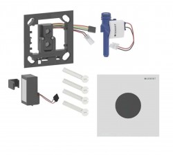 GEBERIT - Elektronické ovládání splachování pisoárů typ 40, bateriové napájení, easy to clean, Bluetooth, matná bílá (116.034.JT.1)