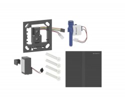 GEBERIT - Elektronické ovládání splachování pisoárů typ 40, bateriové napájení, easy to clean, Bluetooth, matná černá (116.237.14.1)