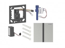 GEBERIT - Elektronické ovládání splachování pisoárů typ 40, síťové napájení, easy to clean, Bluetooth, kartáčovaná nerez (116.227.FW.1)