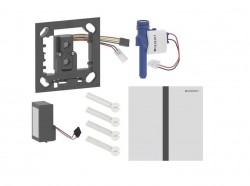 GEBERIT - Elektronické ovládání splachování pisoárů typ 40, síťové napájení, easy to clean, Bluetooth, matná bílá (116.227.JT.1)