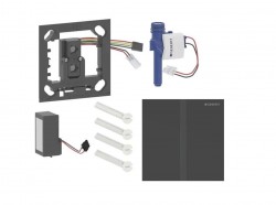 GEBERIT - Elektronické ovládání splachování pisoárů typ 40, síťové napájení, easy to clean, Bluetooth, matná černá (116.227.14.1)