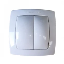 GEBERIT - Geberit-ND tlačítko dvojité UP pro ovládání WC 2-M, pneumatické,  bílé  240.572.11.1 (240.572.11.1)