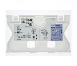 GEBERIT - Geberit-ochranná deska za ovl.tlač Samba,Twist 241.824.00.1 (241.824.00.1)