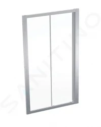 GEBERIT - GEO Sprchové dveře 110x190 cm, stříbrná/čiré sklo (560.143.00.2)